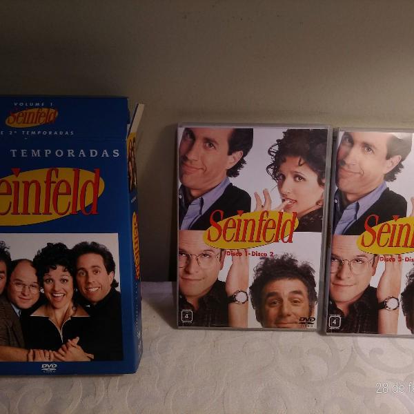 box com as temporadas 1 e 2 de seinfeld