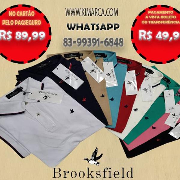 camisa polo brooksfield originais todas as cores