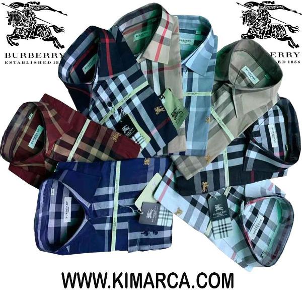 camisa social burberry xadrez originais