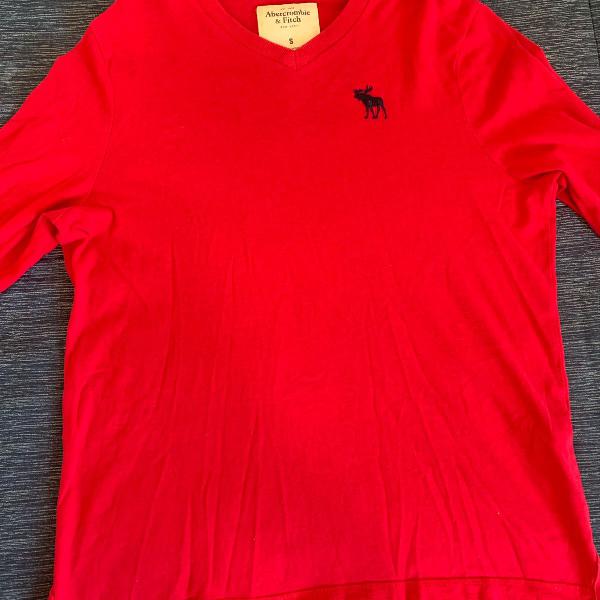 camiseta abercrombie manga longa