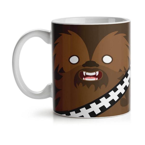 caneca geek side faces - chill bacca