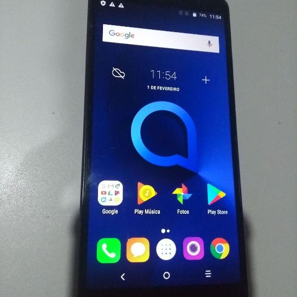 celular alcatel 3c 5026j - com leitor de digital -16gb -