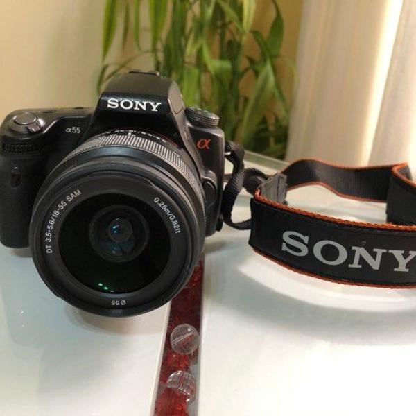 câmera sony alpha a-55