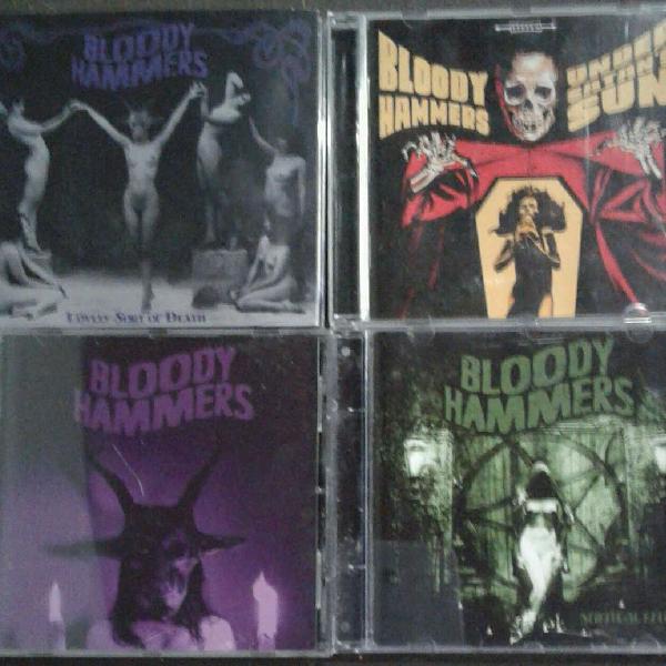 coleção banda BLOODY HAMMERS - combo 04 CDs