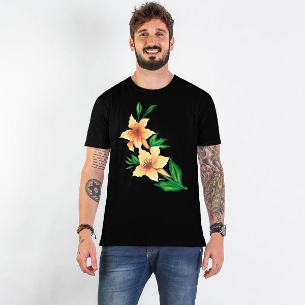 hibiscos amarelos masculina