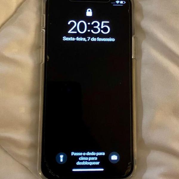 iphone x 256 gb, branco, em perfeito estado