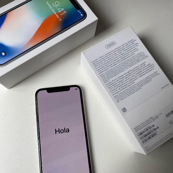 iphone x de 256gb. seminovo