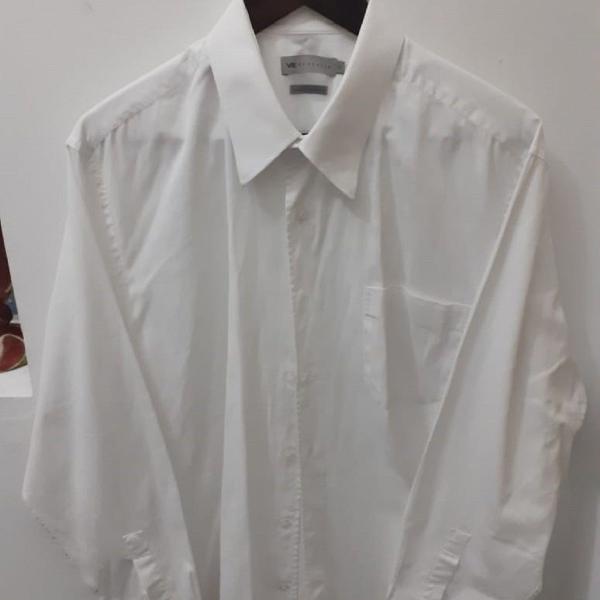 vr, camisa de algodão branco
