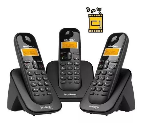 Aparelho Telefone Fixo 2 Ramais Ts 3113 Intelbras Com Bina