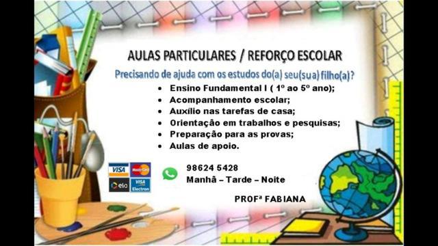 Aula Particular / Reforço escolar 1° ao 5° ano