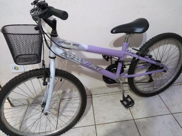 BICICLETA aro 24 feminina muito linda toda ok pegar e