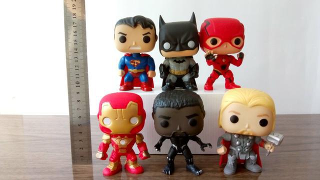 Bonecos Estilo Funko Marvel e DC