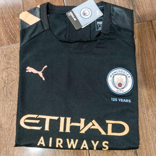 Camisa Manchester City Preta Puma 2019/2020