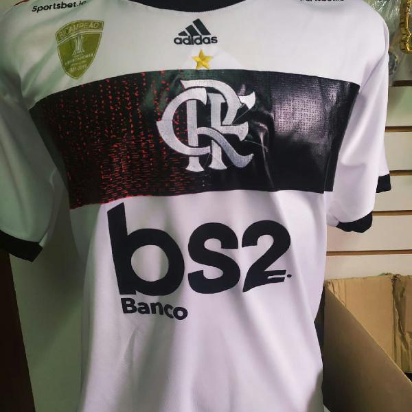 Camisa Torcedor Branca Flamengo Sublimada