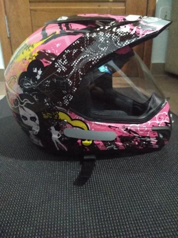 Capacete Feminino Helt Cross