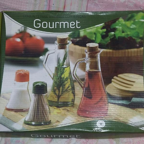 Conjunto Porta Galheteiro Gourmet