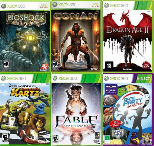 Jogos para Xbox 360, Originais em perfeito funcionamento,