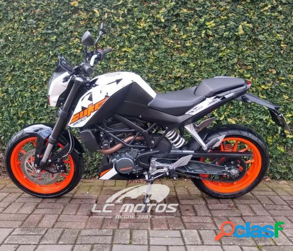 KTM DUKE 200ABS BRANCO 2019 200 GASOLINA