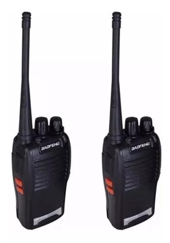 Kit 2 Radios Comunicador Walk Talk Baofeng Bf777 Uhf + Fone