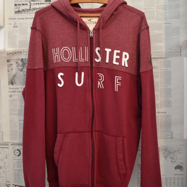 Moletom jaqueta Hollister