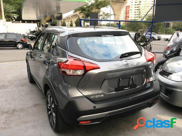 NISSAN KICKS SV 1.6 16V XTRONIC CINZA 2018 1.6 16V FLEX