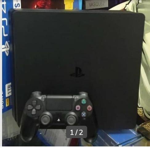 PlayStation 4 Slim 500gb seminovo com jogo + 3 meses de