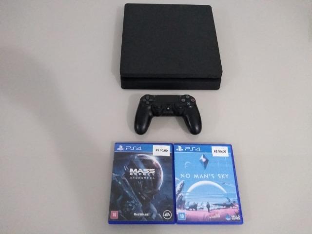 Playstation 4 slim 500gb completo entrego