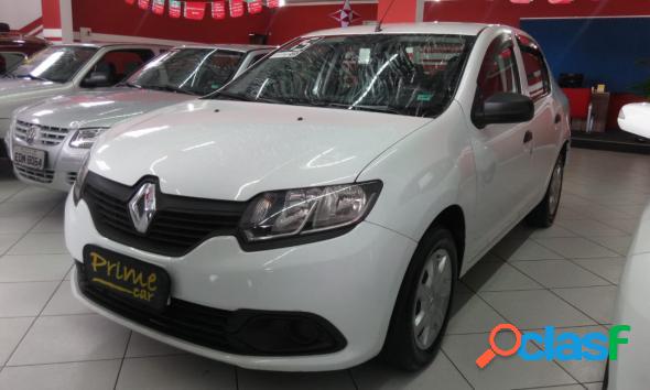 RENAULT LOGAN AUTHENTIQUE HI-FLEX 1.0 16V 4P BRANCO 2015 1.0