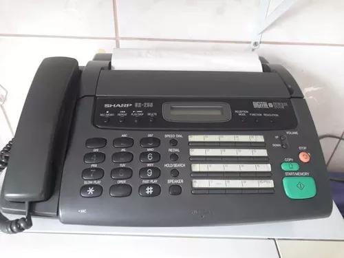 Secretária Eletrônica Fax Fone Sharp Ux256 Usado