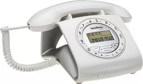 Telefone Com Fio Intelbras Tc 8312 Branco Novo Design