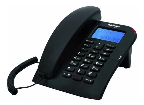 Telefone Com Fio Intelbras Tc60 Id Identificador De Chamadas