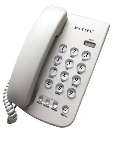 Telefone Com Fio Maxtel Mesa Parede Mt-3014
