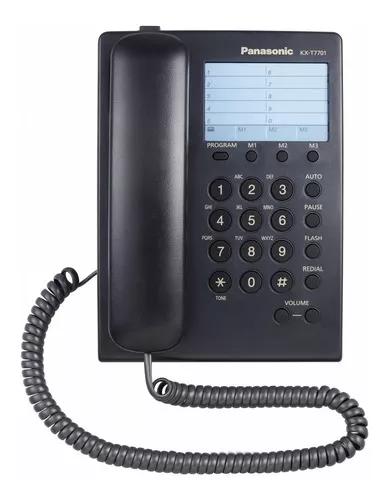 Telefone Com Fio Panasonic Kx-t7701 Br