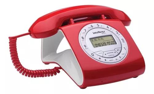 Telefone Com Fio Tc 8312 Vermelho Intelbras