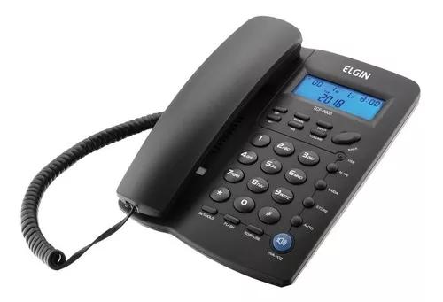 Telefone Com Fio Tcf 3000 Preto Elgin