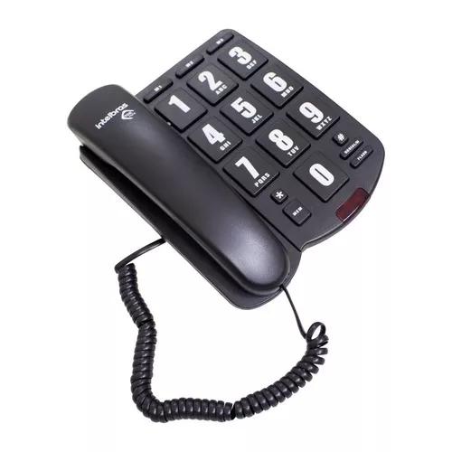 Telefone Com Fio Teclas Grandes Tok Fácil Intelbras St721