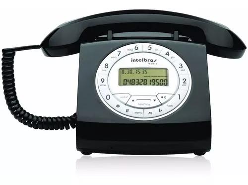 Telefone De Mesa C/fio Viva Voz Id Chamadas Tc8312 Preto