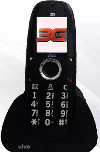 Telefone Fixo Chip Gsm 3g Zte Wp750 Desbloqueado Mostruário