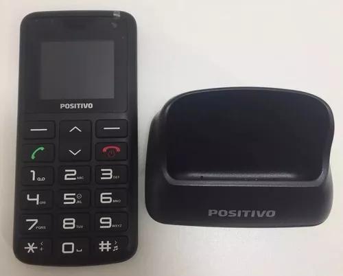 Telefone Fixo Positivo P35 - Preto, S/ Fio, 3g