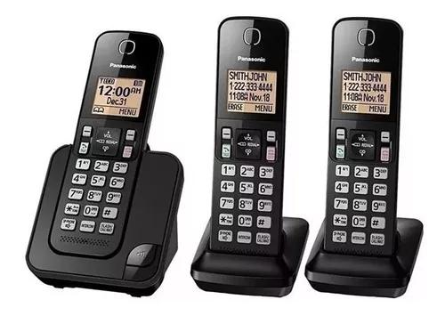 Telefone S/ Fio Panasonic Kx-tgc353 Base+2 Ramais