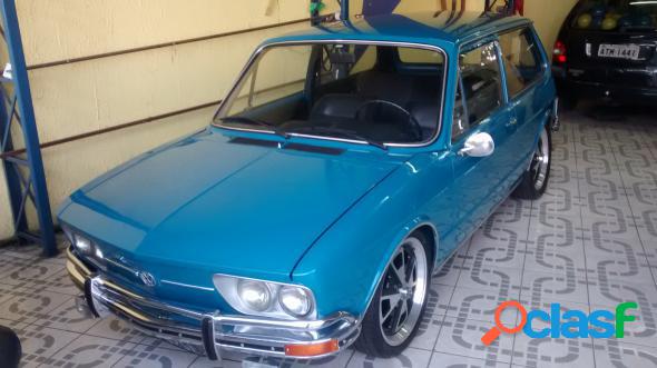 VOLKSWAGEN BRASILIA AZUL 1978 1.6 GASOLINA