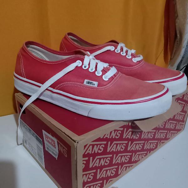 Vendo Vans Authentic Vermelho