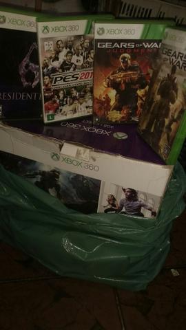Xbox 360 na caixa zerado