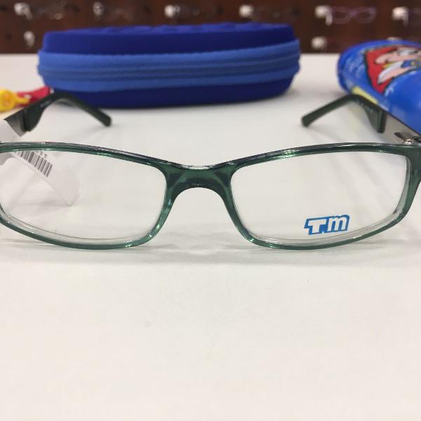 armação óculos infantil turma mônica 3011 verde