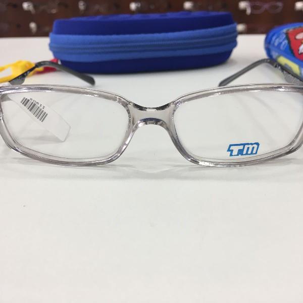 armação óculos infantil turma mônica 8101 cinza