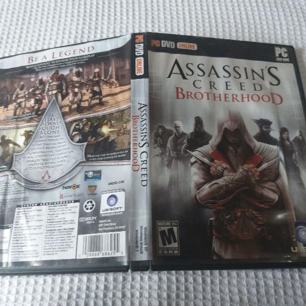 assassin's creed brotherhood pc cd rom jogo pra pc