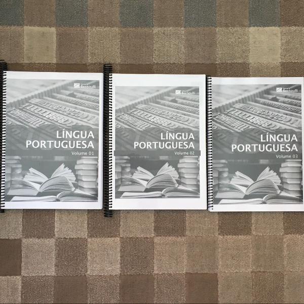 bernoulli língua portuguesa 3 volumes