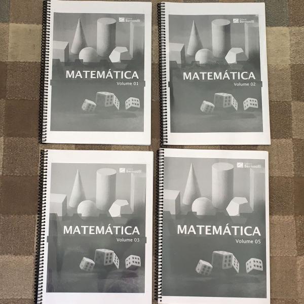 bernoulli matemática 4 volumes
