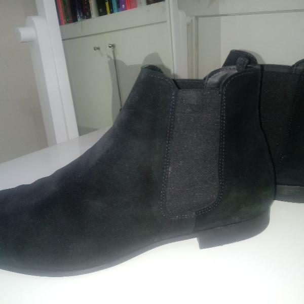 bota chelsea preta da zara man