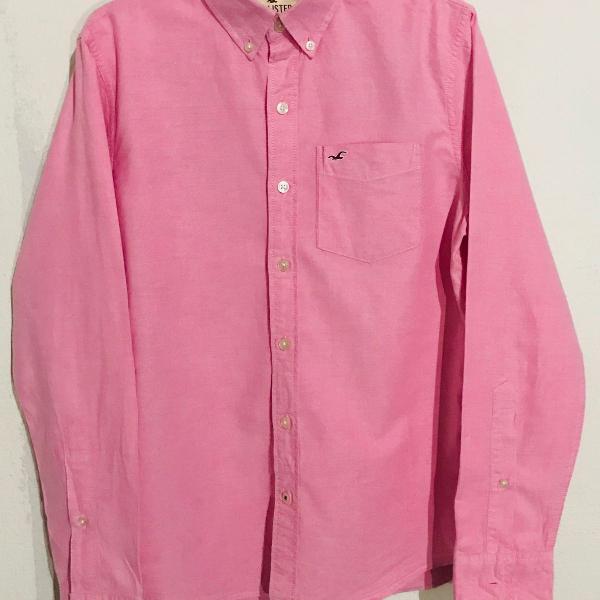 camisa hollister rosa
